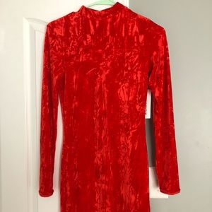 Red/Rouge Long Sleeve Urban Outfitters Dress